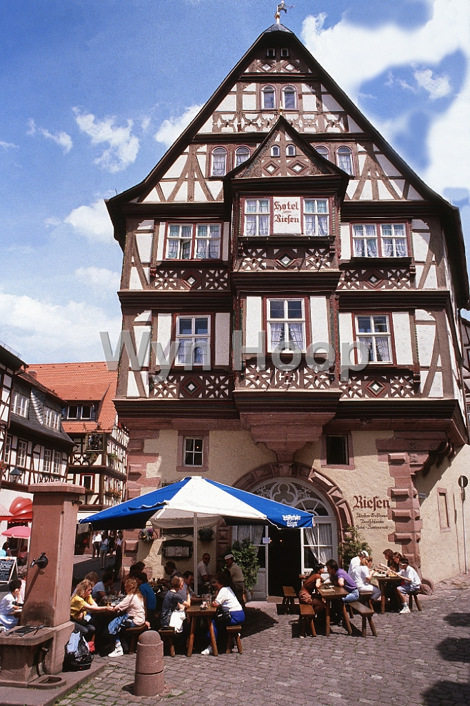 Main Miltenberg Gasthaus zum Riesen.jpg - Das Gasthaus "zum Riesen" in Miltenberg